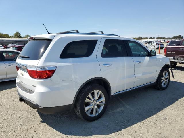 1C4RDJDG7DC535727 - 2013 DODGE DURANGO CREW WHITE photo 3