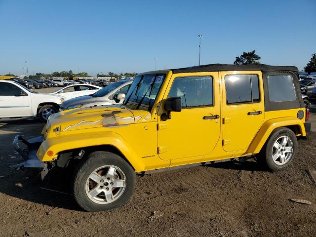 1C4HJWEG6FL644957 - 2015 JEEP WRANGLER U SAHARA YELLOW photo 1