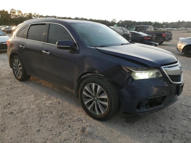 5FRYD3H41GB013303 - 2016 ACURA MDX TECHNOLOGY BLUE photo 4