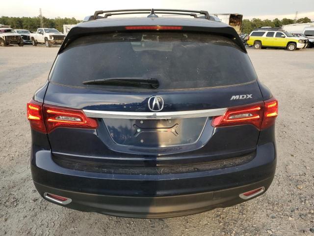 5FRYD3H41GB013303 - 2016 ACURA MDX TECHNOLOGY BLUE photo 6