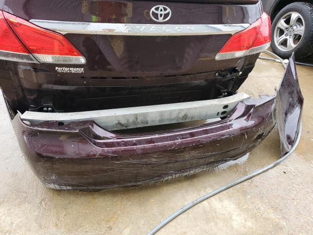 4T1BK3DB9CU453638 - 2012 TOYOTA AVALON BASE BURGUNDY photo 12