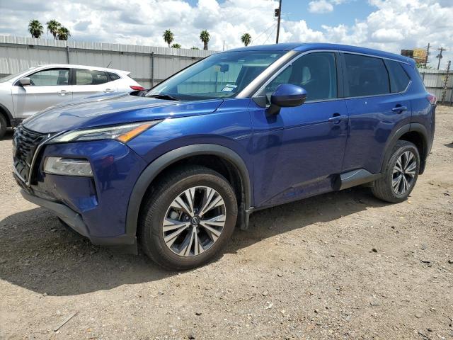 5N1BT3BA7NC707959 - 2022 NISSAN ROGUE SV BLUE photo 1