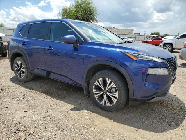 5N1BT3BA7NC707959 - 2022 NISSAN ROGUE SV BLUE photo 4