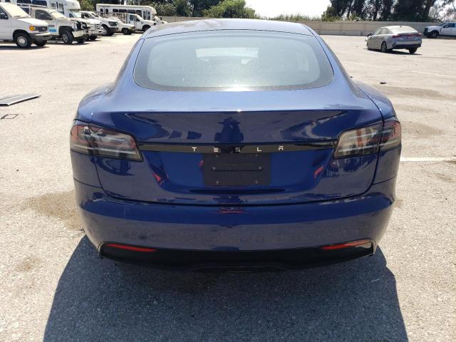 5YJSA1E54PF528250 - 2023 TESLA MODEL S BLUE photo 6