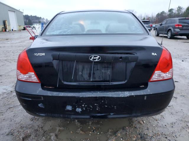 KMHDN46D94U785598 - 2004 HYUNDAI ELANTRA GLS BLACK photo 6