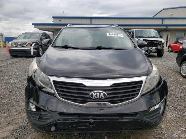 KNDPC3A26D7351144 - 2013 KIA SPORTAGE EX BLACK photo 5