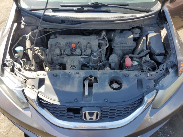 19XFB2F53DE069345 - 2013 HONDA CIVIC LX ნაცრისფერი ფოტო 11