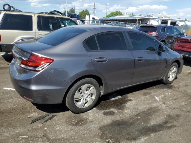 19XFB2F53DE069345 - 2013 HONDA CIVIC LX ნაცრისფერი ფოტო 3