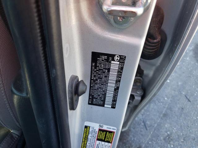 5YFBURHE4KP891632 - 2019 TOYOTA COROLLA L Grau Foto 12