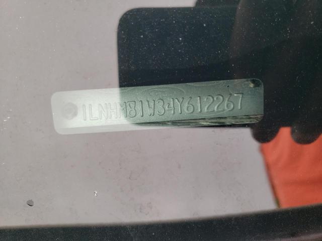 1LNHM81W34Y612267 - 2004 LINCOLN TOWN CAR EXECUTIVE BEIGE photo 12