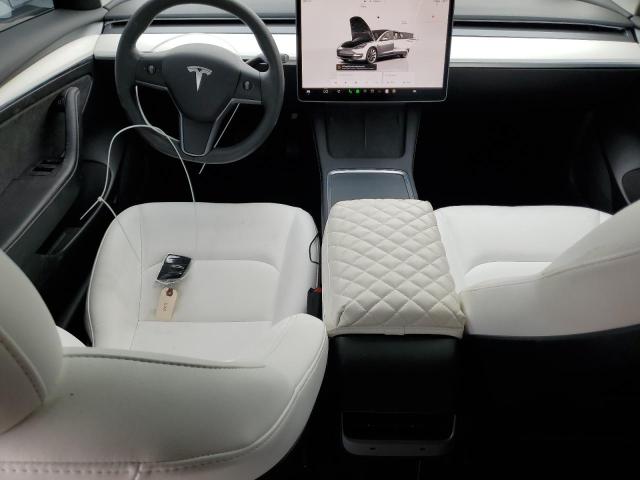 5YJ3E1EA9NF342447 - 2022 TESLA MODEL 3 WHITE photo 8