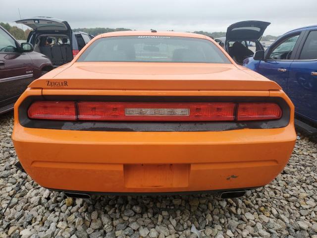 2C3CDYAG6CH157614 - 2012 DODGE CHALLENGER SXT ORANGE photo 6