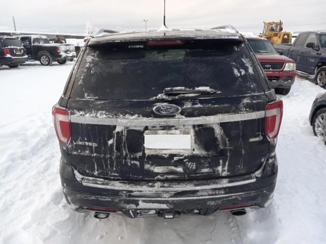 1FM5K8FH7KGB54416 - 2019 FORD EXPLORER LIMITED BLACK photo 6