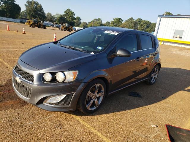 1G1JG6SB0D4223423 - 2013 CHEVROLET SONIC RS GRAY photo 1