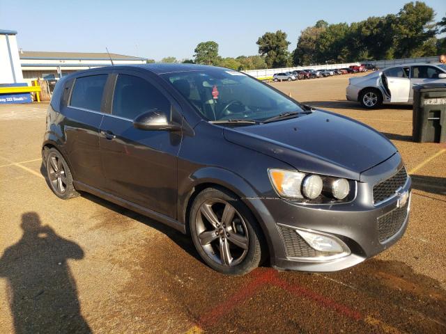 1G1JG6SB0D4223423 - 2013 CHEVROLET SONIC RS GRAY photo 4