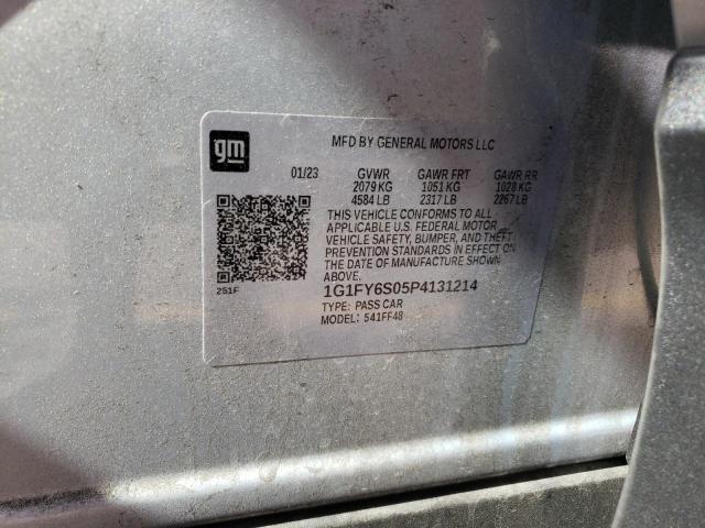 1G1FY6S05P4131214 - 2023 CHEVROLET BOLT EUV LT SILVER photo 12