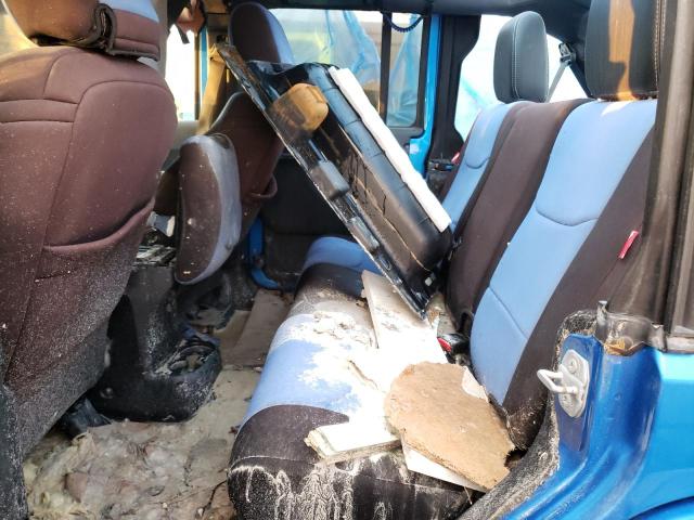 1C4HJWEG1FL718530 - 2015 JEEP WRANGLER U BLUE photo 11