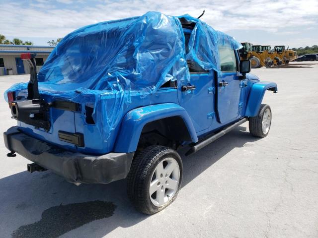 1C4HJWEG1FL718530 - 2015 JEEP WRANGLER U BLUE photo 3