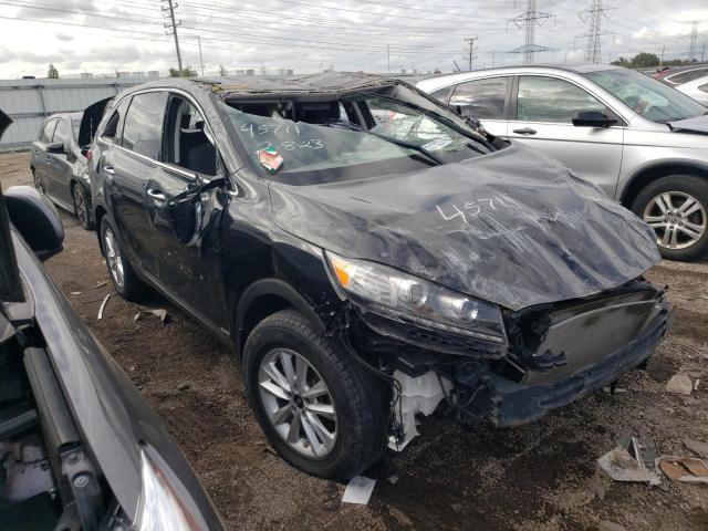 5XYPGDA35KG575203 - 2019 KIA SORENTO L BLACK photo 4