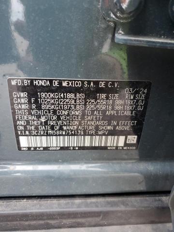 3CZRZ1H58RM754139 - 2024 HONDA HR-V SPORT TEAL photo 13
