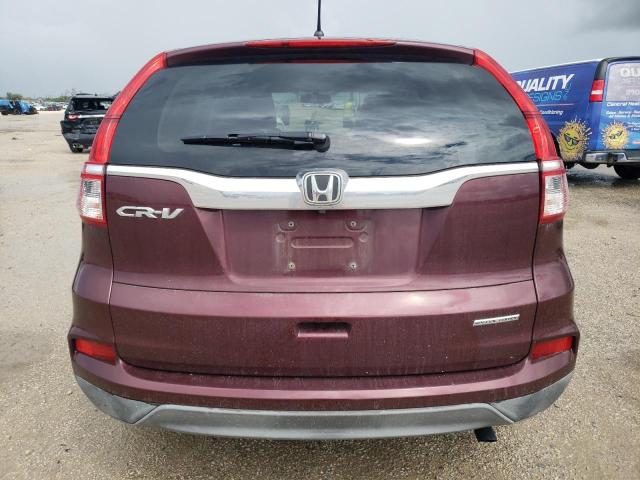 2HKRM3H4XGH523883 - 2016 HONDA CR-V SE BURGUNDY photo 6