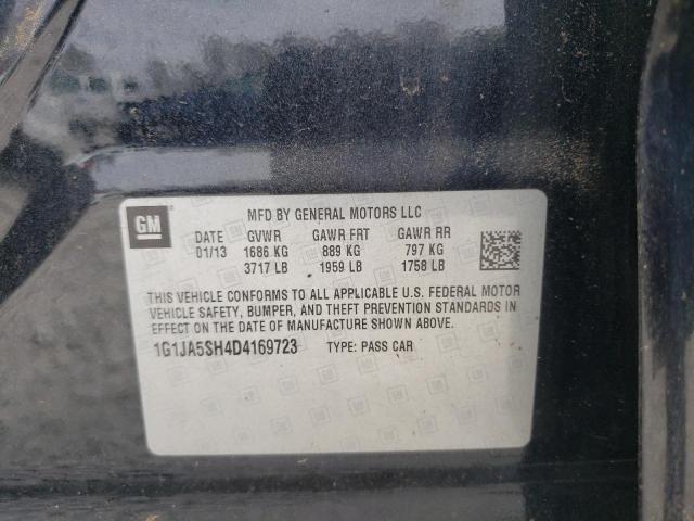 1G1JA5SH4D4169723 - 2013 CHEVROLET SONIC LS Qara foto 12