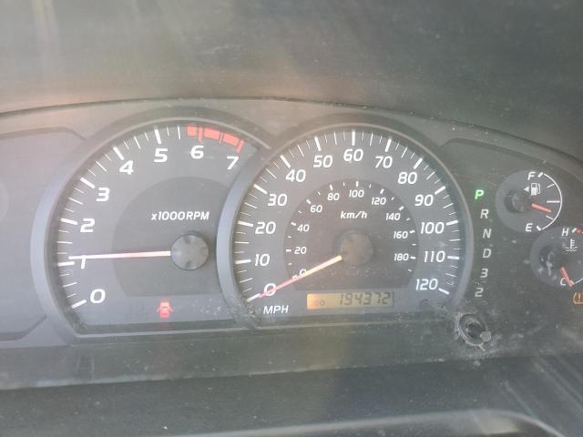 5TBBT44105S464784 - 2005 TOYOTA TUNDRA ACCESS CAB SR5 GRAY photo 9