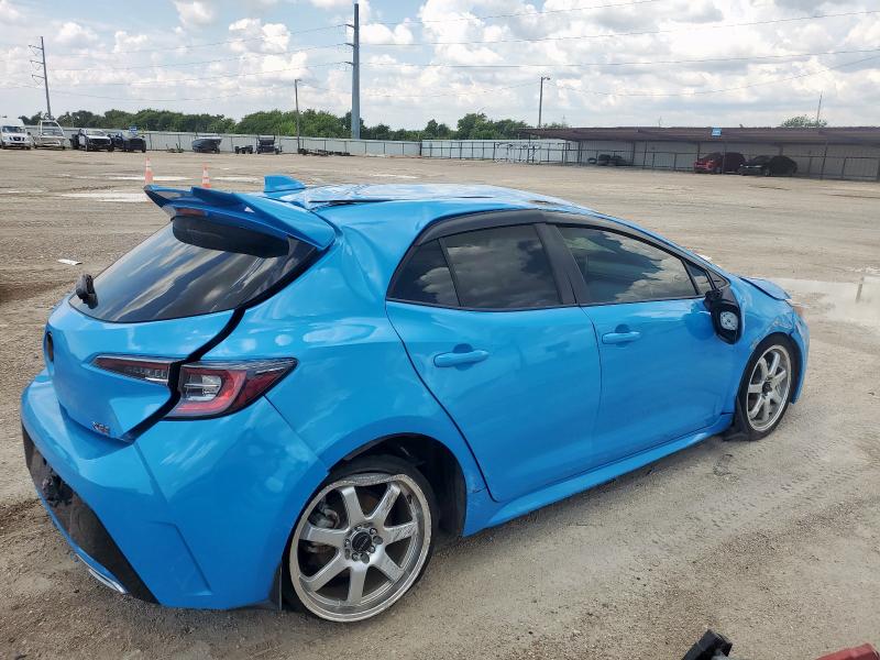 JTNK4RBE9K3043372 - 2019 TOYOTA COROLLA SE 蓝色 照片 3