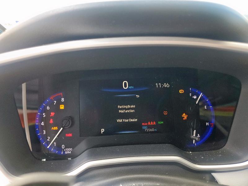 JTNK4RBE9K3043372 - 2019 TOYOTA COROLLA SE 蓝色 照片 9