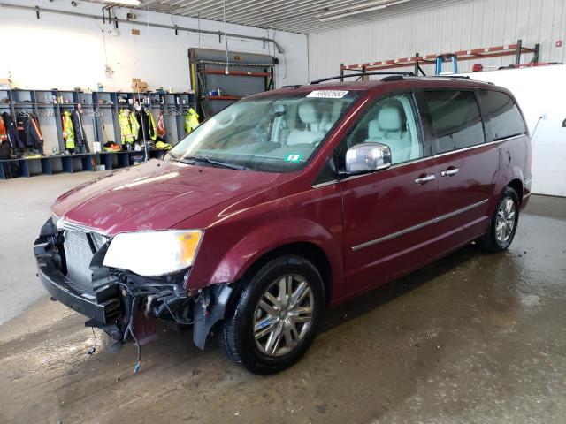 2A8HR64X48R775866 - 2008 CHRYSLER TOWN & COU LIMITED MAROON photo 1