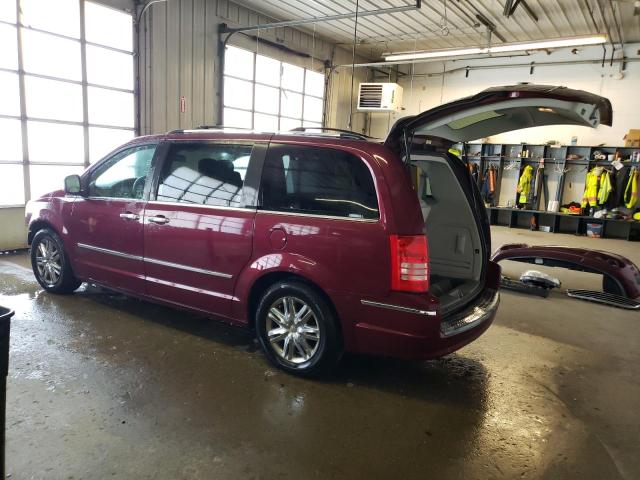 2A8HR64X48R775866 - 2008 CHRYSLER TOWN & COU LIMITED MAROON photo 2