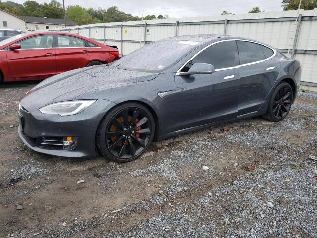 5YJSA1E20GF149445 - 2016 TESLA MODEL S CHARCOAL photo 1