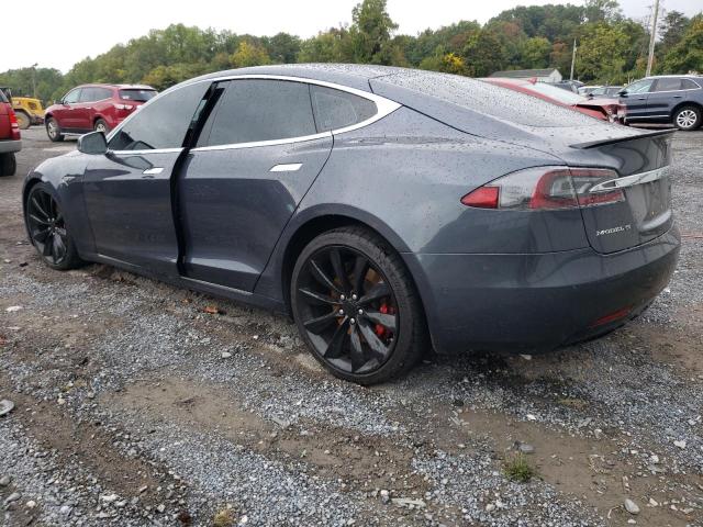 5YJSA1E20GF149445 - 2016 TESLA MODEL S CHARCOAL photo 2