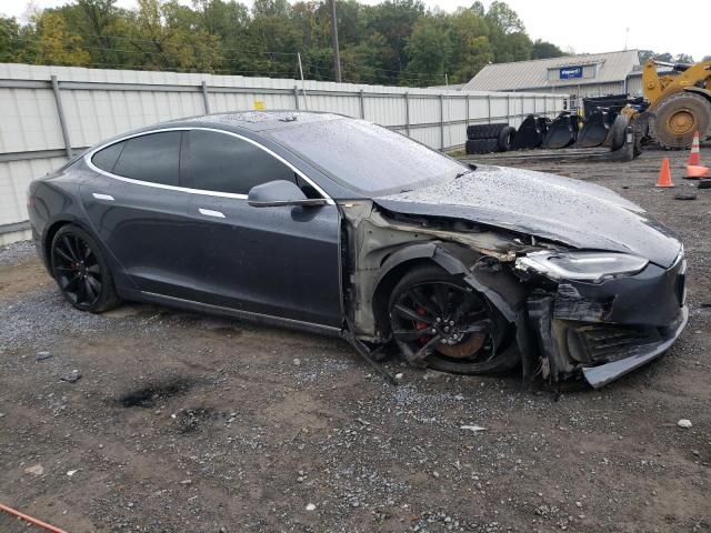 5YJSA1E20GF149445 - 2016 TESLA MODEL S CHARCOAL photo 4