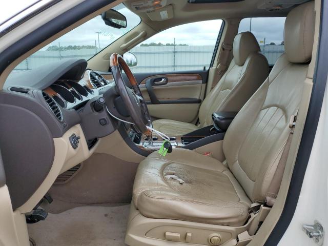 5GAKRCED6BJ162192 - 2011 BUICK ENCLAVE CXL WHITE photo 7