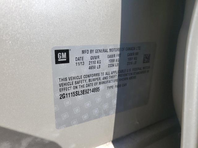 2G1115SL3E9214895 - 2014 CHEVROLET IMPALA LT 棕色 照片 12