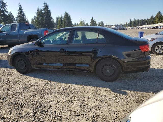 3VW2K7AJ8EM432629 - 2014 VOLKSWAGEN JETTA BASE BLACK photo 2