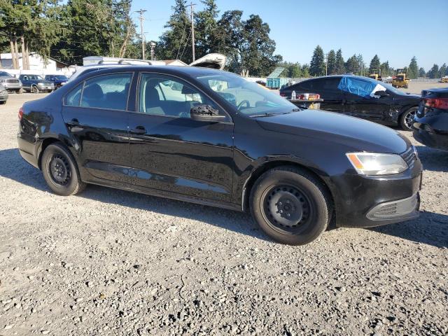 3VW2K7AJ8EM432629 - 2014 VOLKSWAGEN JETTA BASE BLACK photo 4