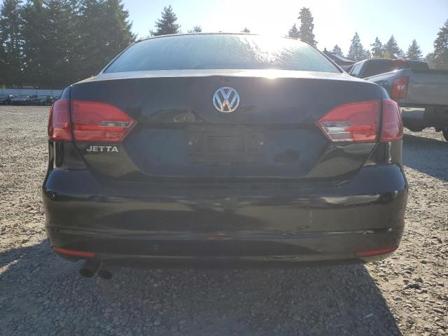 3VW2K7AJ8EM432629 - 2014 VOLKSWAGEN JETTA BASE BLACK photo 6