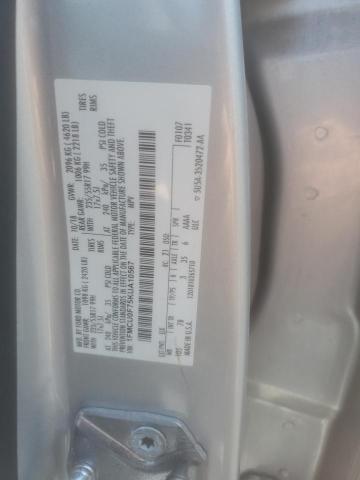 1FMCU0F75KUA10567 - 2019 FORD ESCAPE S ვერცხლისფერი ფოტო 13