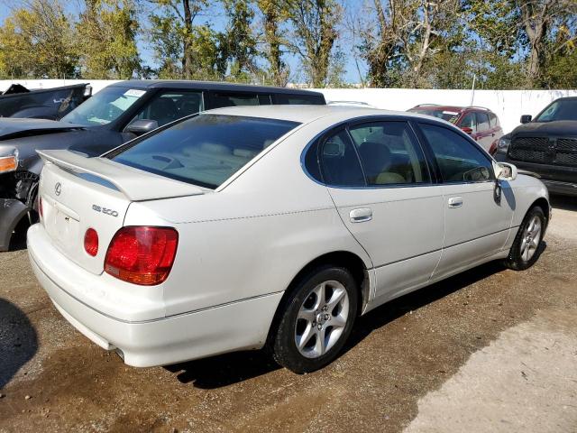 JT8BD69S940202716 - 2004 LEXUS GS 300 WHITE photo 3