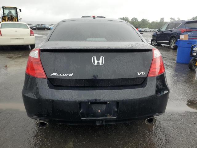 1HGCS22878A007637 - 2008 HONDA ACCORD EXL BLACK photo 6