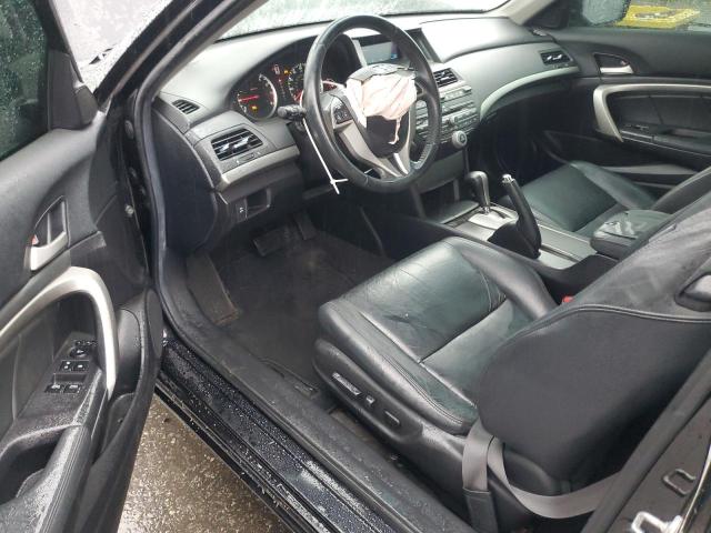 1HGCS22878A007637 - 2008 HONDA ACCORD EXL BLACK photo 8