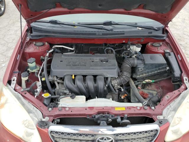 1NXBR32E48Z946658 - 2008 TOYOTA COROLLA CE RED photo 11
