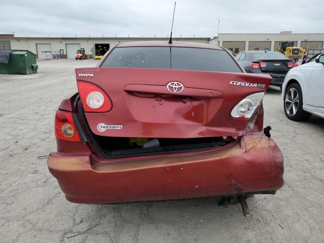 1NXBR32E48Z946658 - 2008 TOYOTA COROLLA CE RED photo 6