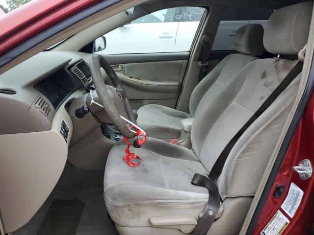 1NXBR32E48Z946658 - 2008 TOYOTA COROLLA CE RED photo 7