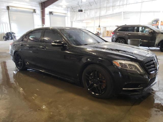 WDDUG8FB4FA165935 - 2015 MERCEDES-BENZ S 550 4MATIC BLACK photo 4