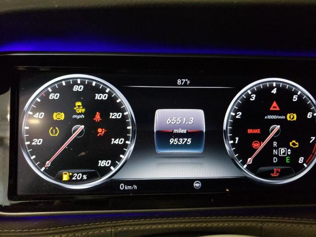 WDDUG8FB4FA165935 - 2015 MERCEDES-BENZ S 550 4MATIC BLACK photo 9