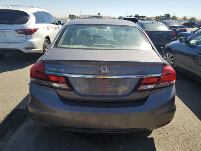 19XFB2F50EE238898 - 2014 HONDA CIVIC LX GRAY photo 6