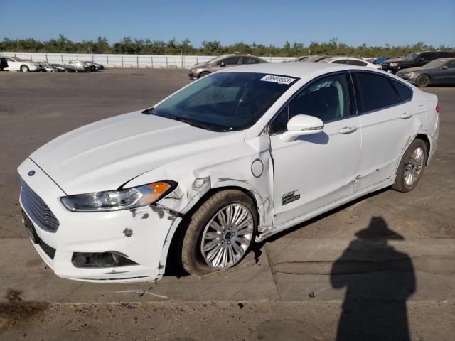 3FA6P0PUXFR242923 - 2015 FORD FUSION SE PHEV WHITE photo 1